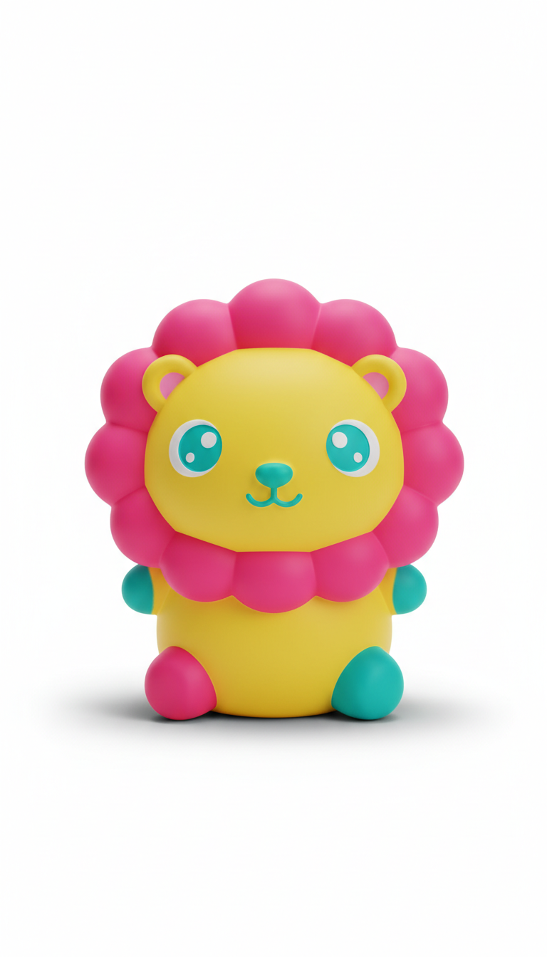 Sun Pop Lion collectible squishy