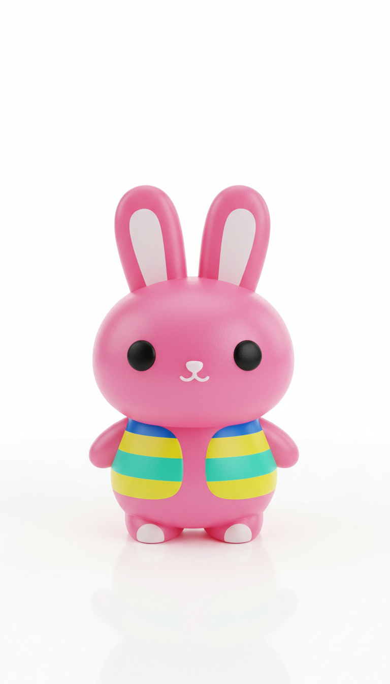 Bubblegum Bunny slow-rise squishy