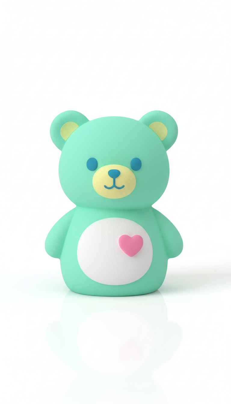 Minty Bear scented squishy toy