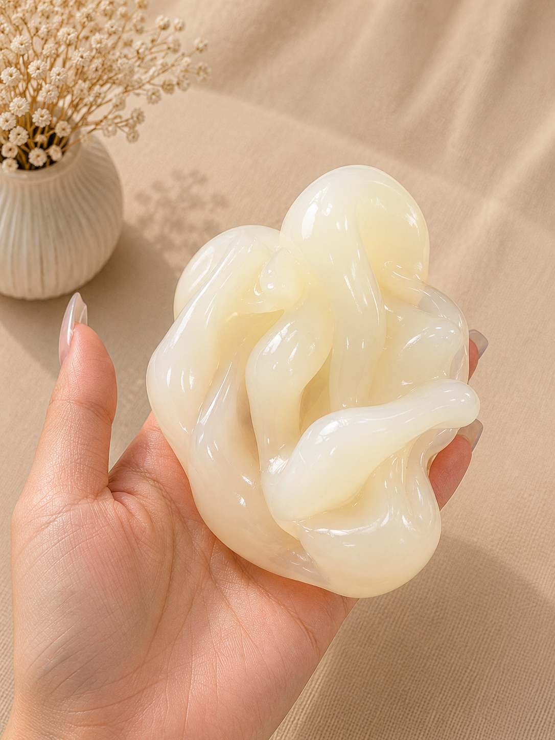 Smooshez Coconut Milk Melt Sensory Squishy Toy - Image 2