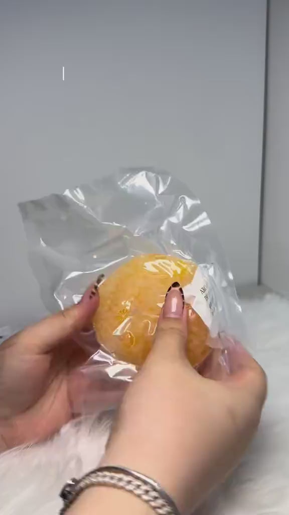 Smooshez Orange Soda Beaded Squishy - Textured Sensory Toy